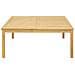 Tavolino da salotto Acacia chiaro 110 x 110 x 45 cm - Foto miniatura 2