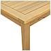 Tavolino da salotto Acacia chiaro 110 x 110 x 45 cm - Foto miniatura 5