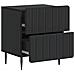 Armadio da Notte con cassetto 2 pcs Nero 43 x 34,5 x 49,5 cm - Foto miniatura 4