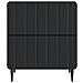 Armadio da Notte con cassetto 2 pcs Nero 43 x 34,5 x 49,5 cm - Foto miniatura 5