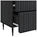 Armadio da Notte con cassetto 2 pcs Nero 43 x 34,5 x 49,5 cm - Foto miniatura 9