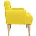 Loveseat con bottoni imbottiti Giallo Chiaro 116 x 67 x 80 cm - Foto miniatura 4