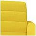 Loveseat con bottoni imbottiti Giallo Chiaro 116 x 67 x 80 cm - Foto miniatura 7