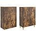Set di armadi 2 pcs Rovere Fumo 66 x 34,5 x 95 cm - Foto miniatura 3