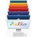 iMac M M1 61 cm (24") 4480 x 2520 Pixel PC All-in-one 8 GB 256 GB SSD macOS Big Sur Wi-Fi 6 (802.11ax) Verde - Foto miniatura 3