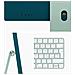 iMac M M1 61 cm (24") 4480 x 2520 Pixel PC All-in-one 8 GB 256 GB SSD macOS Big Sur Wi-Fi 6 (802.11ax) Verde - Foto miniatura 4
