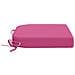 Cuscino per sedile a 1 pezzo SOEST 100% Poliestere Rosa - Foto miniatura 3