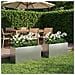 Vaso da giardino 2 pz Argento 100 x 30 x 40 cm Acciaio zincato - Foto miniatura 2
