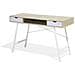 Scrivania Clarita Marrone Chiaro 120 Cm 48 Cm Con Contenitore - Foto miniatura 10