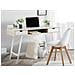 Scrivania Clarita Marrone Chiaro 120 Cm 48 Cm Con Contenitore - Foto miniatura 2