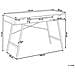 Scrivania Clarita Marrone Chiaro 120 Cm 48 Cm Con Contenitore - Foto miniatura 5
