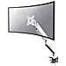 Supporto da Scrivania NM-D775WHITE per Monitor Curvi - Foto miniatura 1