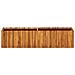 Fioriera Da Giardino 200x30x50 Cm In Legno Massello Di Acacia - Foto miniatura 4