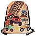 Sacca Per Ragazzi, Bambini - Monster Truck Stampati Su Entrambi I Lati - Lavabile In Lavatrice - 40x32cm - Ideale Per Asilo, Scuola Materna, Viaggi, Sport, Scuola - Zaino, Borsa, Sacca Da Ginn - Foto miniatura 1