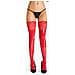 S548 - Calze In Vernice Rossa Colore: Rosso L-xl - Foto miniatura 3