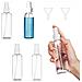 100ml Piccolo Spruzzo Bottiglia Vuota - Plastica Piccolo Atomizzatore Spray Bottiglia Di Corsa Di Bottiglia Liquido Ricaricabile Contenitori Per Il Trucco Profumo Test Viaggio 4 Pezzi (100 Ml)  - Foto miniatura 1