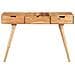 Tavolo Da Trucco Con Specchio 112x45x76 Cm Massello Di Acacia - Foto miniatura 4