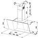 Cappa a Parete FPJ 925 V BK /SS Smart Evo Plus 90 cm Colore Nero /Acciaio Inox - Foto miniatura 3