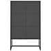 Credenza Alta Antracite 80x35x135 Cm In Acciaio - Foto miniatura 2
