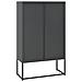 Credenza Alta Antracite 80x35x135 Cm In Acciaio - Foto miniatura 6