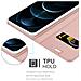 Cadorabo Custodia Compatibile Con Apple Iphone 12 / Iphone 12 Pro (6,1"" Zoll) In Classy Oro Rosa - Coperchio Protettiva Con Chiusura Magnetica, Funzione Stand E Tasca Per Le Carte - Foto miniatura 6
