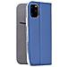 Smart Book Custodia Poket Silicone Flip Cover Case Per Samsung Galaxy S21 Fe 5g G990 Blu - Foto miniatura 4