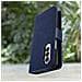 Cover Per Samsung Z Fold3, Portacarte E Chiusura Linguetta Magnetica Blu - Foto miniatura 2