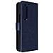 Cover Per Samsung Z Fold3, Portacarte E Chiusura Linguetta Magnetica Blu - Foto miniatura 4