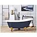 Vasca Da Bagno Freestanding Cayman 153 X 77 Cm Blu - Foto miniatura 1