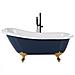Vasca Da Bagno Freestanding Cayman 153 X 77 Cm Blu - Foto miniatura 4