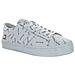 Mezze Scarpe Da Uomo In Pelle Bianca Con Logo Hill Double Fantasy 43 - Foto miniatura 1