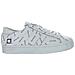 Mezze Scarpe Da Uomo In Pelle Bianca Con Logo Hill Double Fantasy 43 - Foto miniatura 3