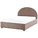 Letto Contenitore Bouclé Vaucluse 140 X 200 Cm Tortora - Foto miniatura 3