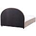 Letto Contenitore Bouclé Vaucluse 140 X 200 Cm Tortora - Foto miniatura 5