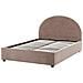 Letto Contenitore Bouclé Vaucluse 140 X 200 Cm Tortora - Foto miniatura 6