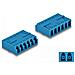 Accoppiatore per fibra ottica HD LC Hexaplex femmina per LC Hexaplex femmina blu - Foto miniatura 1