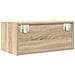 Mobile Porta TV Rovere Sonoma 60x31x25,5 cm Legno Multistrato - Foto miniatura 9