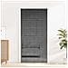 Tenda Antimosche Per Porte Grigio Scuro 100x220 Cm Bambù - Foto miniatura 2