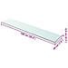 Mensola In Vetro Trasparente 100x20 Cm - Foto miniatura 3
