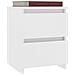 Lusso Casadino -  Comodini 2 Pz Bianco 30x30x40 Cm In Legno Ingegnerizzato - Foto miniatura 2