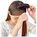 Cuscinetto Naturale Per Capelli Da 10 Cm - Pettine Inserto Volumizzante Black - Foto miniatura 6