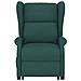 Poltrona Alzapersona Verde Scuro Tessuto - Foto miniatura 3