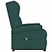 Poltrona Alzapersona Verde Scuro Tessuto - Foto miniatura 4