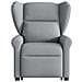 Poltrona Reclinante Alzapersona Elettrica Grigio Chiaro Tessuto - Foto miniatura 4