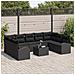 Set di Divani da Giardino da 10 pezzi con Cuscini Beige Polyrattan - Foto miniatura 3