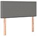 Giroletto a Molle con Materasso Grigio Scuro 80x200 cm Tessuto - Foto miniatura 6