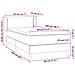Giroletto a Molle con Materasso Grigio Scuro 80x200 cm Tessuto - Foto miniatura 7