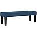 Letto con Box Spring e Materasso & Panchina Blu 120x200 cm Tessuto - Foto miniatura 7
