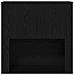 Highboard in rovere nero 80x33x150 cm Legno ingegnerizzato - Foto miniatura 7
