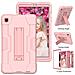 Custodia Per Samsung Galaxy Tab A 8.4"" Resistente Con Supporto Rosa - Foto miniatura 2